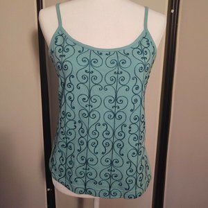 Christopher & Banks Embroidered Tank Top - Sz. M